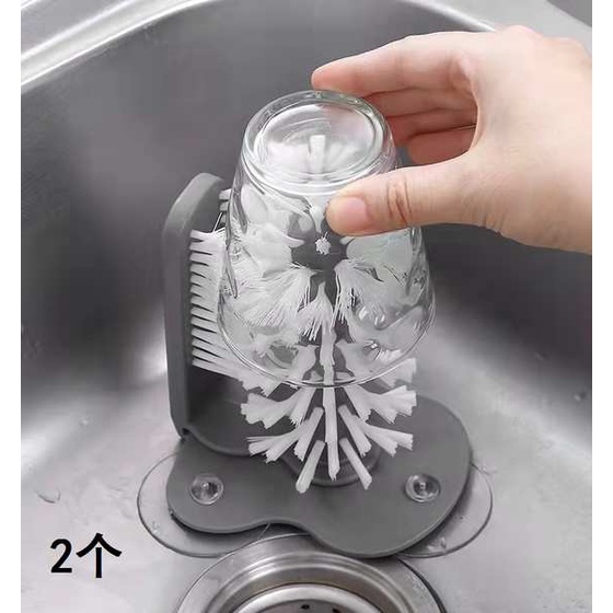 2個洗杯子機器自動刷神器電動懶人刷奶瓶水杯360度清洗餐廳去茶漬