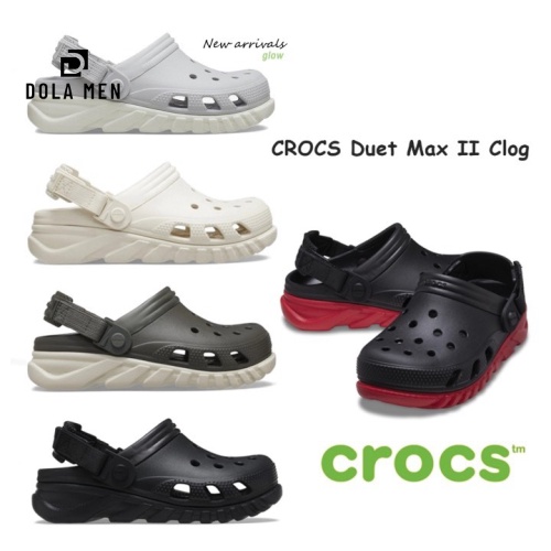 Crocs DUET MAX 2 Cloud Mule 鞋帶降落傘帶正品高品質多拉門