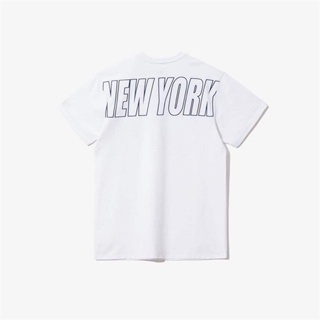 (100% 真實承諾)new Era x MLB New York Yankees Big Logo 白色 T 恤 12
