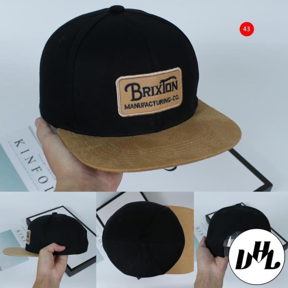 (NEW2023) Hiphop BRIXTON 超酷卡其色帽子,帽子(實拍)