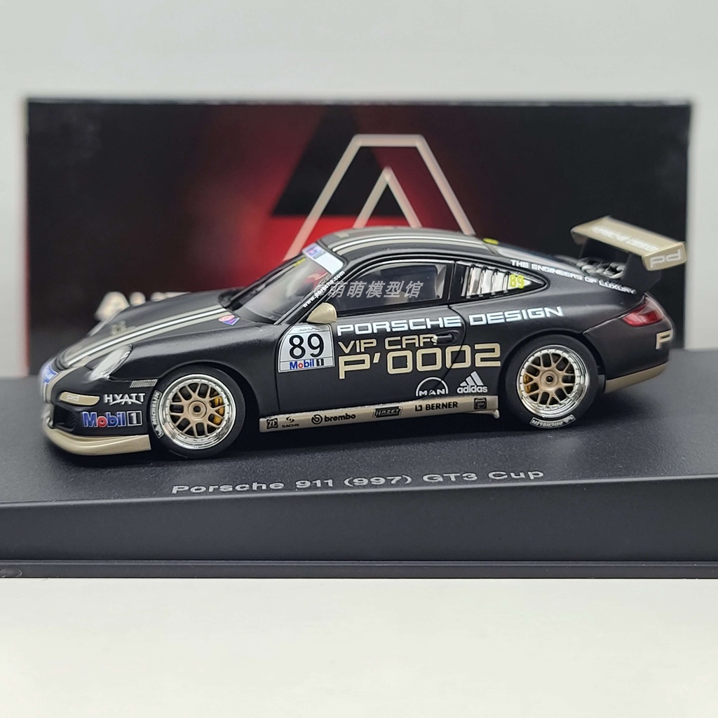 Autoart/奧拓 1:43 保時捷 911(997)GT3合金賽車模玩具擺件禮物