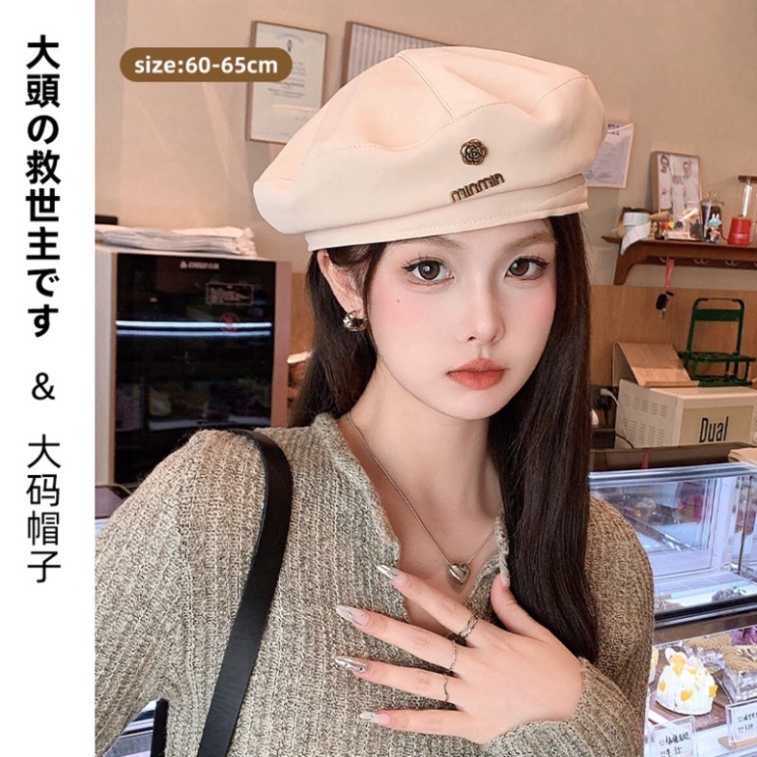 Minmin 羊毛貝雷帽泰國韓國化妝秋冬女裝圖片是真實的
