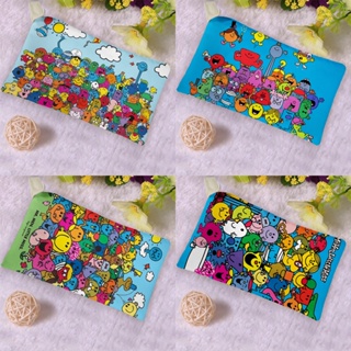 奇先生妙小姐 Mr Men Little Miss 帆布筆袋 學生文具袋 零錢包客制-blue1207