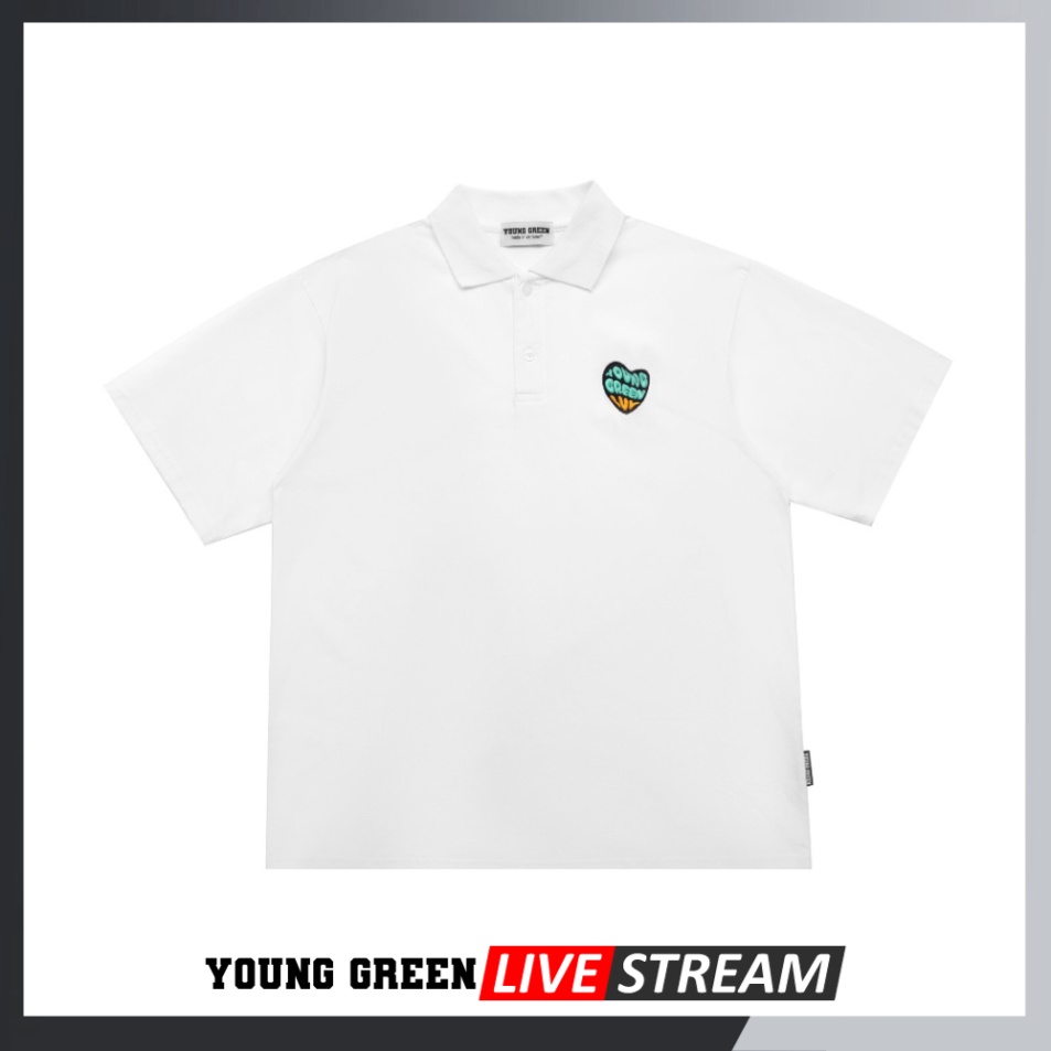 [YG Live] Polo Young 綠心襯衫-刺繡標誌
