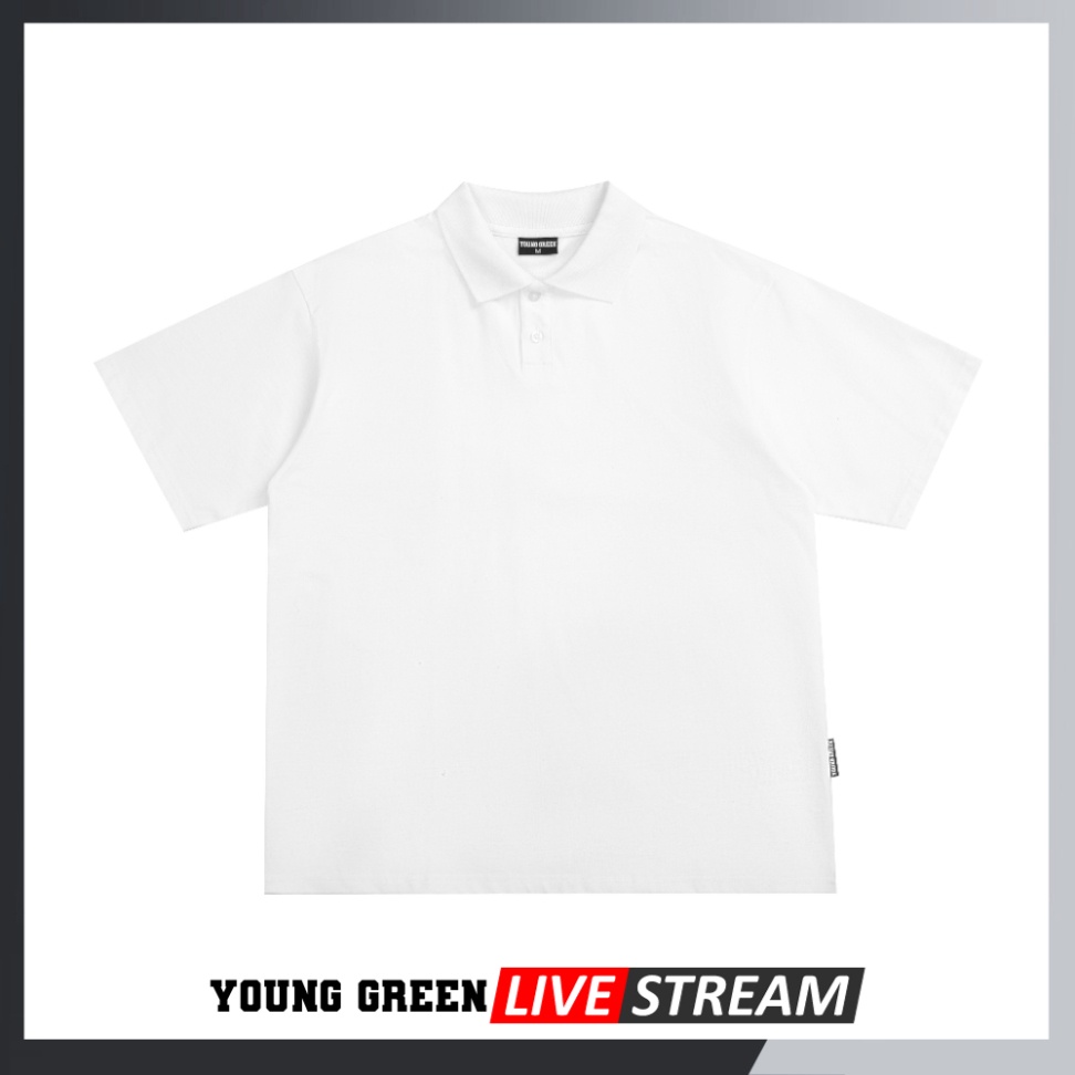 [YG Live] 年輕的綠色 Polo 空白 T 恤