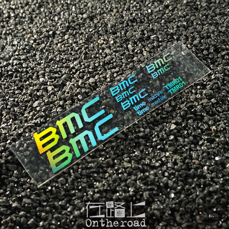 魅車族 BMC山地車公路車車架貼紙 bmcTMR01貼紙環法比賽腳踏車反光貼反