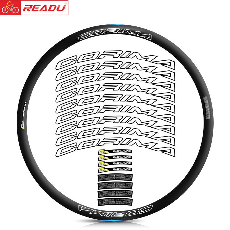 魅車族 熱愛度新款 2022-corima MCC 32 公路輪組貼腳踏車貼紙車圈裝