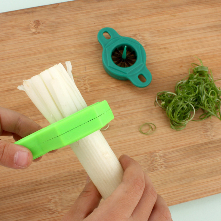菠菜分割工具、蔥超快速沙拉、沙拉 - 蔬菜纖維刨子、多功能鋼幹洋蔥切片機