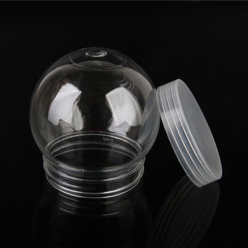 250毫升圓球糖果瓶創意DIY魔幻精靈海面寶寶食品級pet透明塑膠瓶球