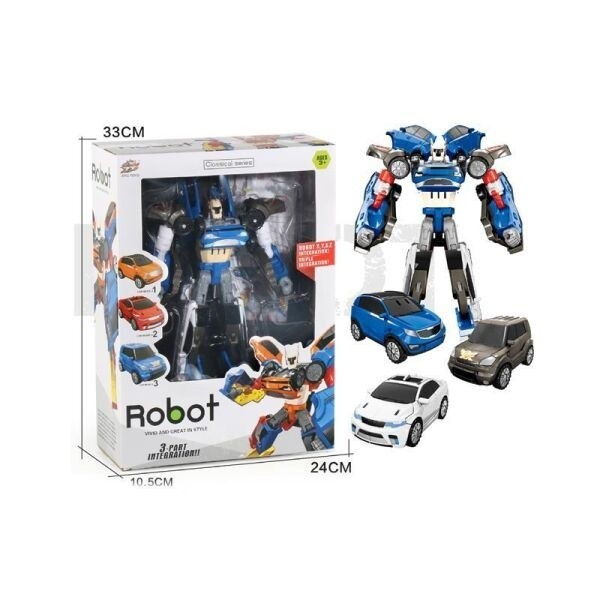 [根機器人形式] Tobot Tritan 變形機器人玩具,嬰兒迷你 Oto 變形機器人(中國國產)