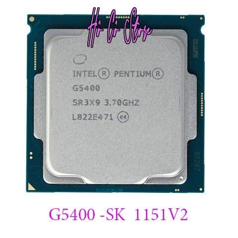 Cpu SK 1151v2 Intel I3、I5、奔騰金 G5400 托盤(3.7GHz,2 核,4 線程,4MB,5