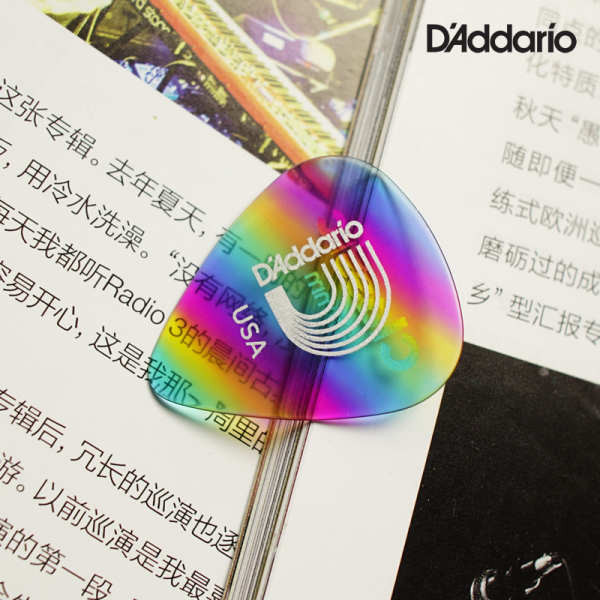 Fender 達達里奧美產掃弦獨奏透明彩虹撥片民謠電吉他0.5包郵1.0