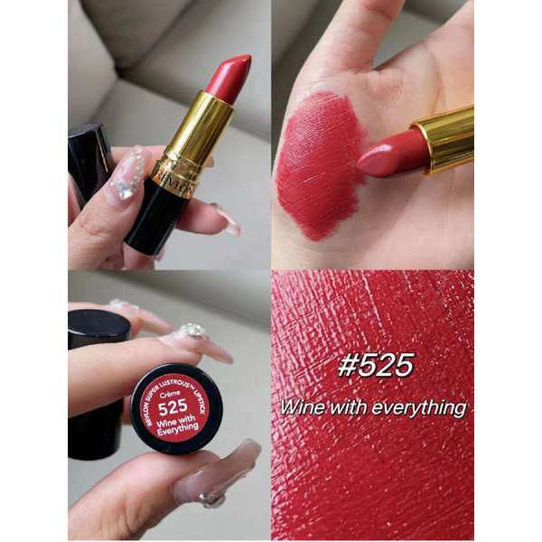 保稅現貨 REVLON露華濃麗採脣膏口紅黑管平價525/325/006/225/445