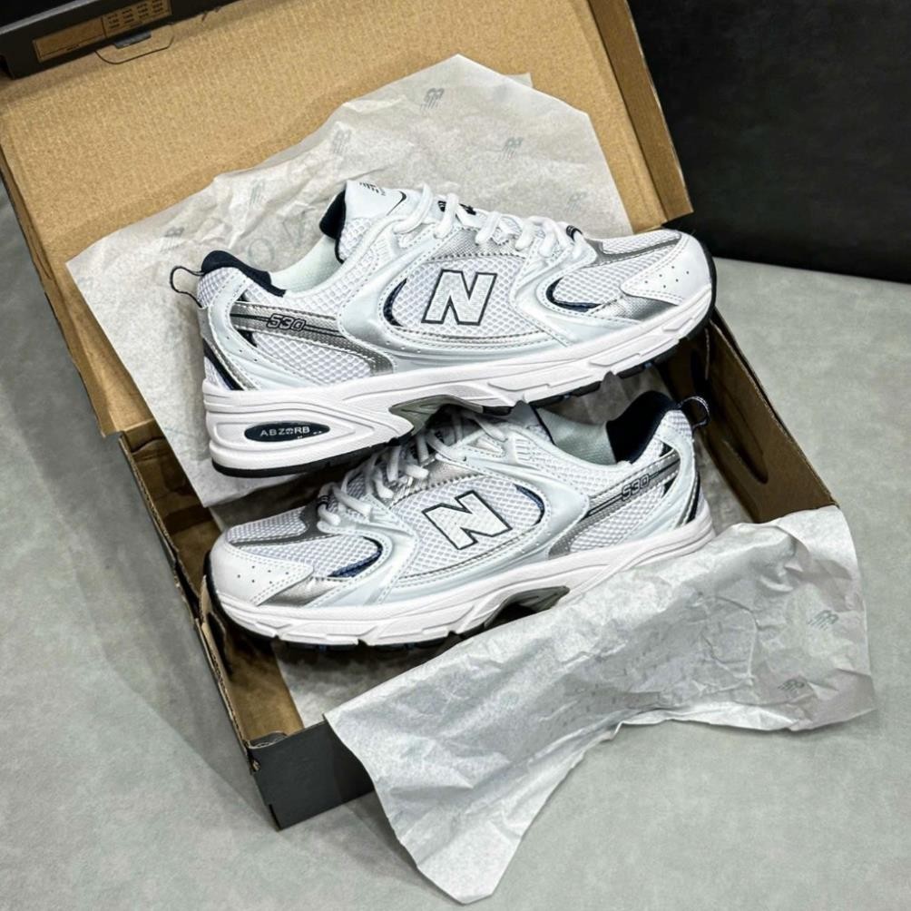 New Balance 530 白色運動鞋 - NB530 Triple White NB530 全白熱賣 2023