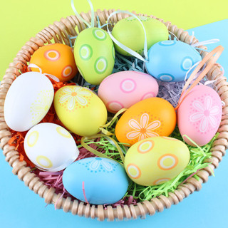 【現貨熱銷】復活節彩蛋 diy兒童手繪彩蛋裝飾 幼兒園塗鴉 空心雞蛋材料 益智玩具