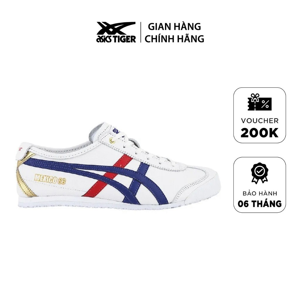 [正品] Onitsuka Tiger Mexico 66'白色深藍色' D507L-0152 鞋子