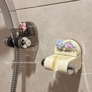 【12H現貨】可調整淋浴花灑支架 簡約噴頭免打孔固定吸盤式可移動浴室衛生間