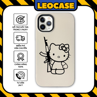 Leocase Hello Kitty-47 meme 高級矽膠 iPhone 保護殼適用於 iPhone 15 /14