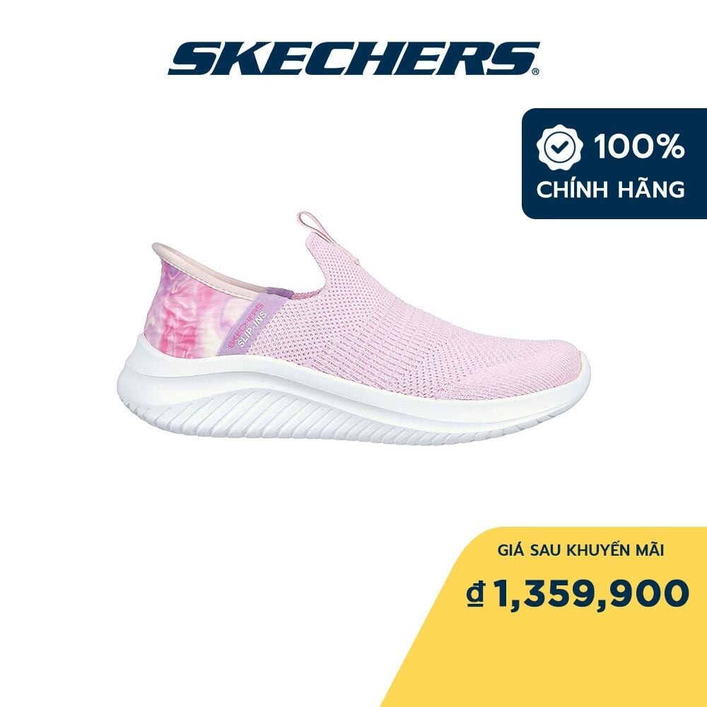 Skechers 女嬰 Slip-Ins Sport Ultra Flex 3.0 彩色百搭風冷記憶海綿 - 30380