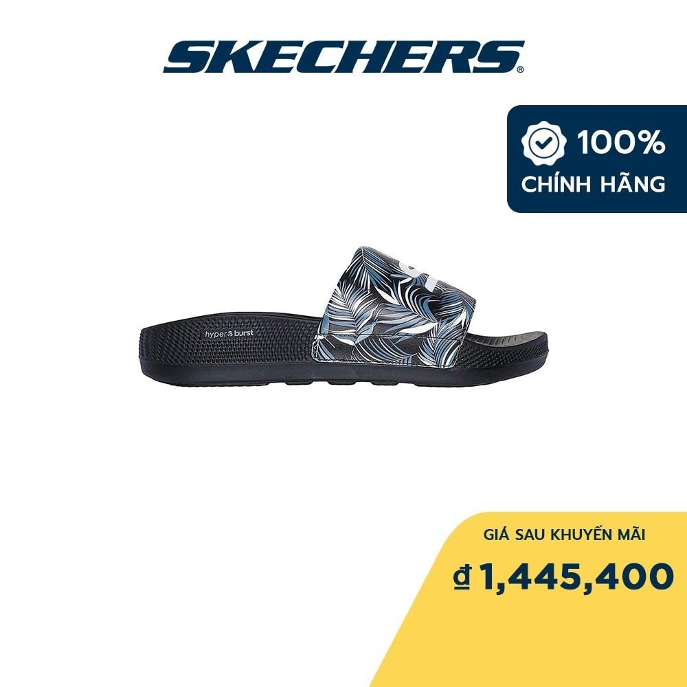 Skechers 女式水平綁帶涼鞋 On-The-GO Hyper Slide Tropic Vibe 140491-