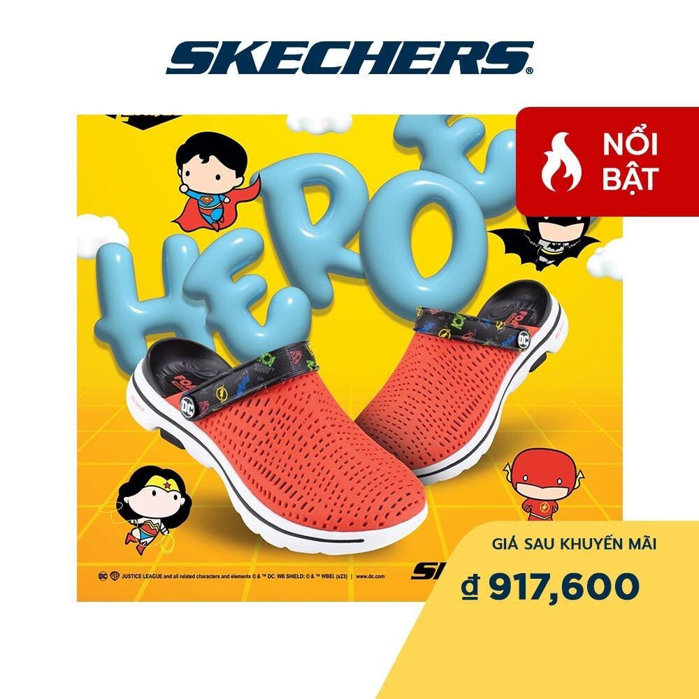 Skechers DC Collection Foamies GOwalk 5 女士日常運動鞋 800021- 紅色。