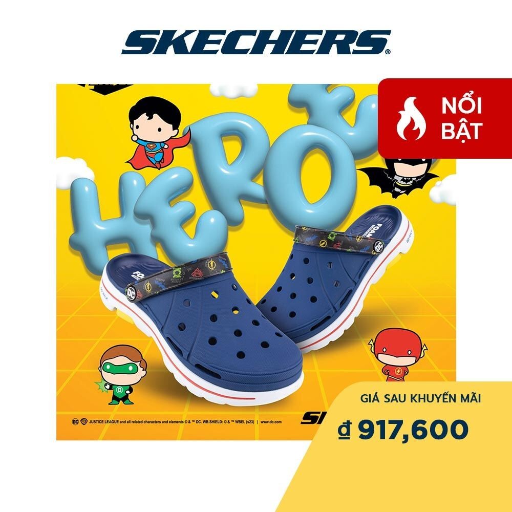 Skechers DC Collection Foamies GOwalk 5 男士常規運動鞋 802015- 藍色。