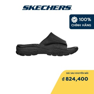 Skechers 男士水平帶拖鞋,適用於學校 Foamies Creston Ultra - 243091-BBK