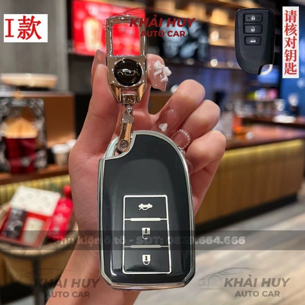 用於豐田威馳 Yaris 3 按鈕的豪華 TPU 汽車鑰匙套 2015-2022