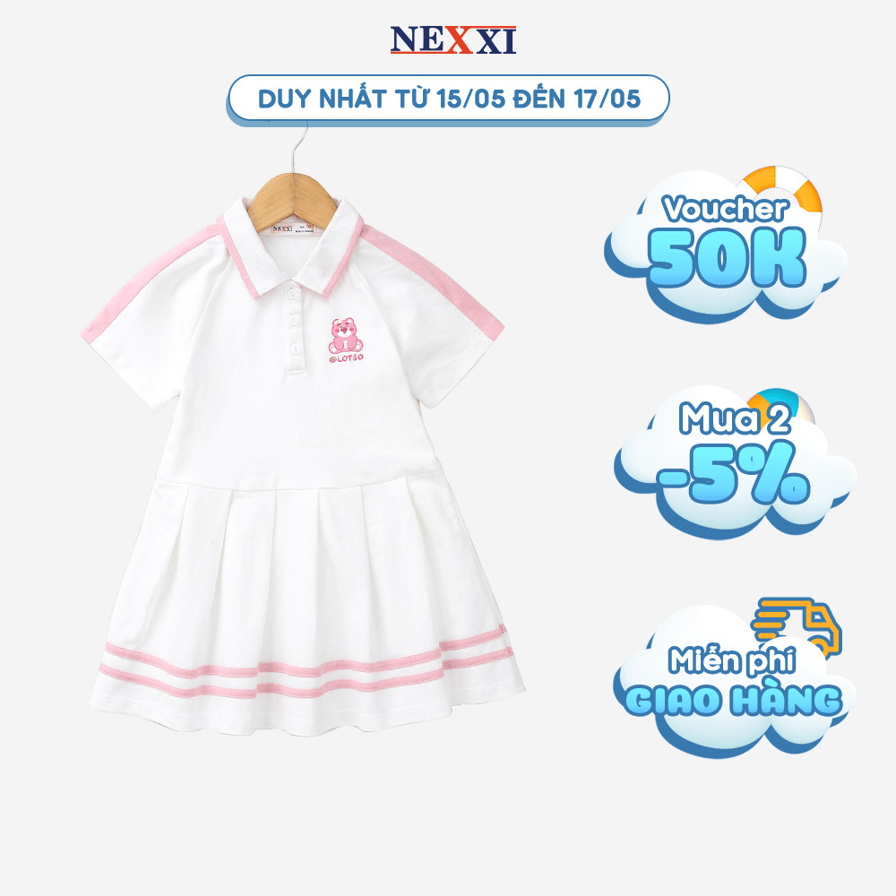 Lotso Nexxi Bear 褶襉 Polo 連衣裙