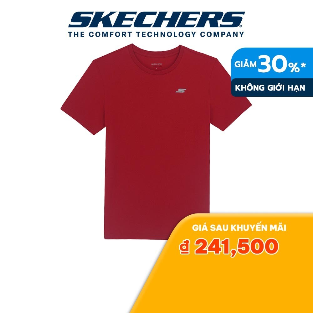 Skechers 男士 Performance 短袖 T 恤 - SP223M085-RED (June _ Live)