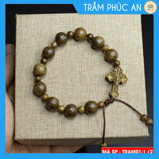 沉香念珠 10mm 12mm 14mm TRAM01-1 - 天然沉香念珠 - 天主教禮物
