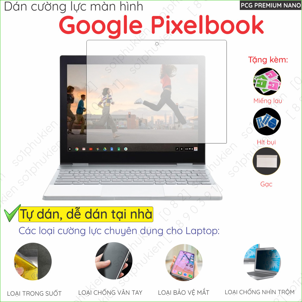 Google Pixelbook/Pixelbook Go/Pixel Slate (2018) 鋼化屏幕保護膜,透明柔