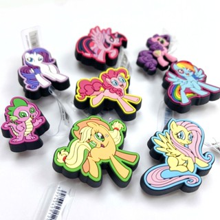 [pony Horse model 2] JIBBITZ 附有 Crocs 兒童涼鞋,小馬圖案魅力貼紙模型 2
