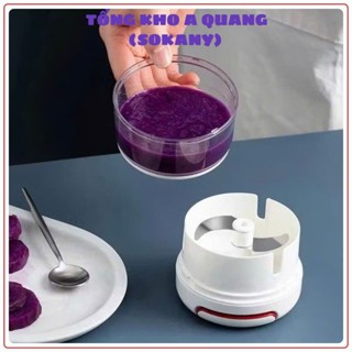 迷你手磨機️多功能大蒜辣椒研磨機迷你手持辣椒大蒜研磨機大蒜研磨機抽繩辣椒