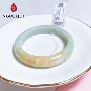 緬甸A型大理石戒指-A型翡翠蘋果綠韭菜光滑糯米(A型證書)- Ngoc Quy