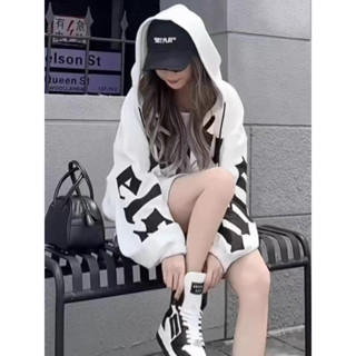 【K2aola女裝館】 女式連帽衫外套Hand Wings蝙蝠風格時尚毛衣，帶拉鍊Eo女式上衣
