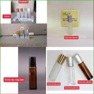 金蓋滾珠瓶 3ml 6ml 10ml 12ml /玻璃滾珠/滾珠瓶/滾珠瓶/空玻璃瓶