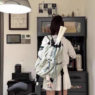 全店折扣 韓版新款羽毛球雙肩包男女輕便爬山休閒騎行運動旅行揹包網球