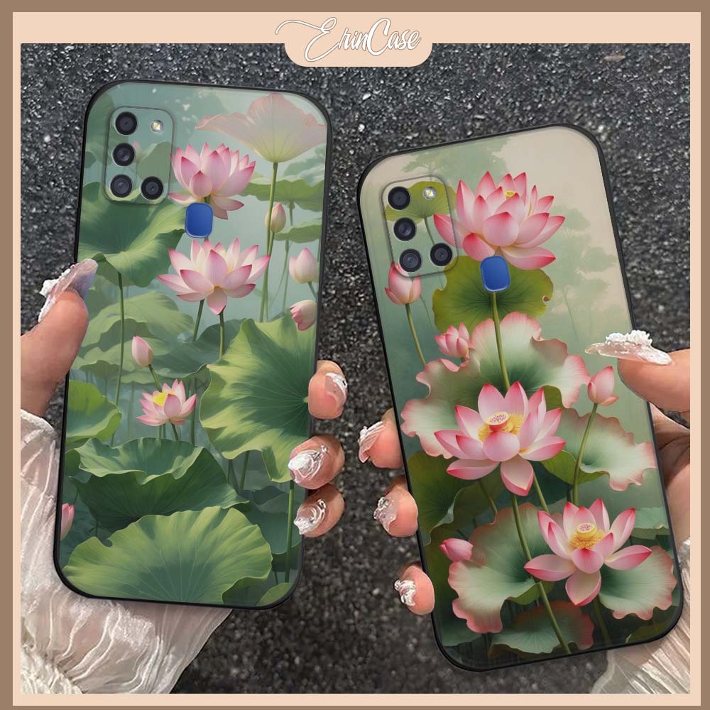 三星A21s蓮花紋手機殼,靜心安心