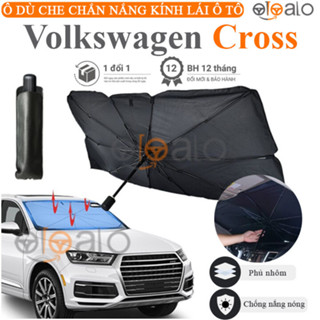 大眾 Cross Polo 擋風玻璃遮陽罩採用優質鋁塗層雨傘 - OTOALO