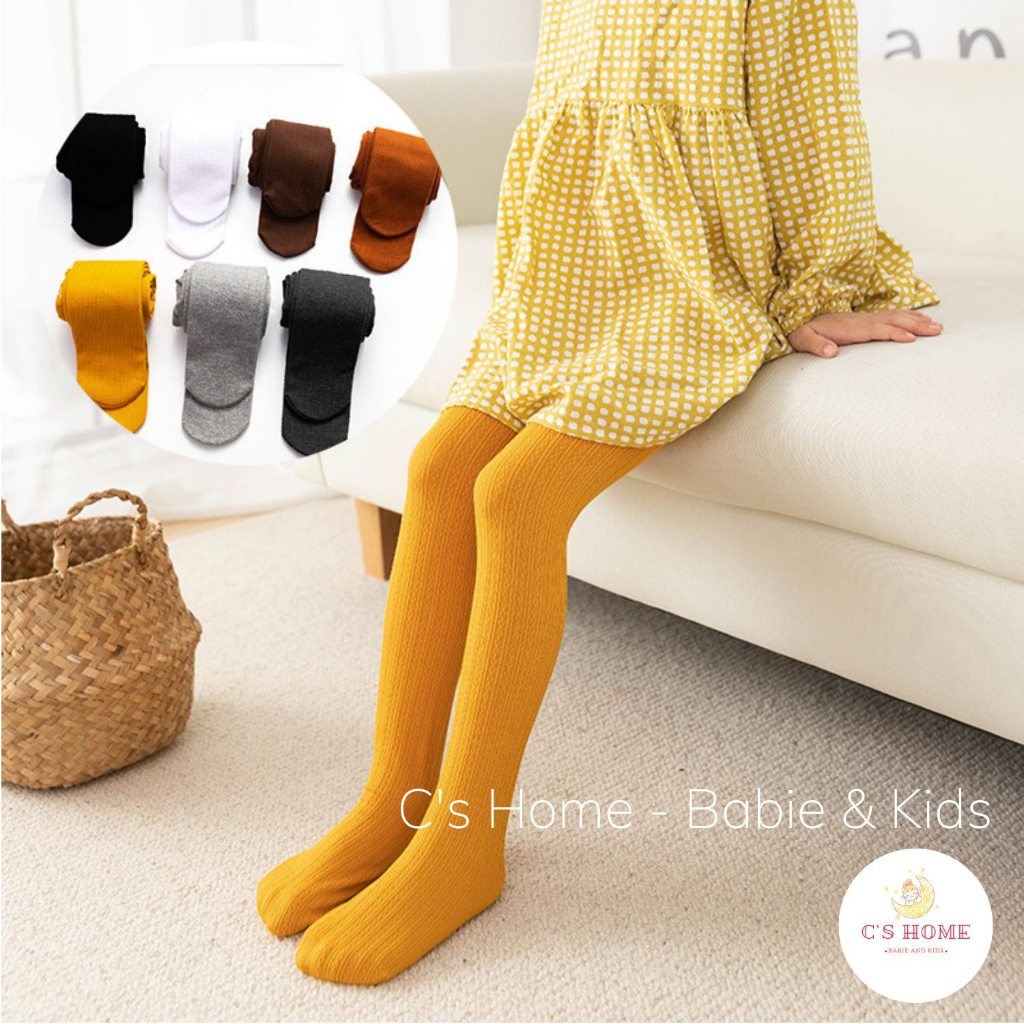 打底褲,素色羊毛連褲襪,適合柔軟保暖的女孩,韓式,尺碼從1到11歲