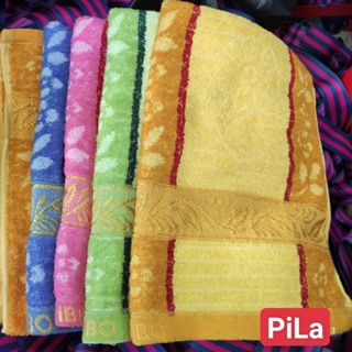毛巾,純棉浴巾,黃色邊框印花,浴巾吸水