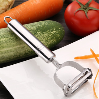 “高品質不銹鋼水果和蔬菜刨絲器 - 甜削皮器 - 多功能、雙倍退款如果不滿足”