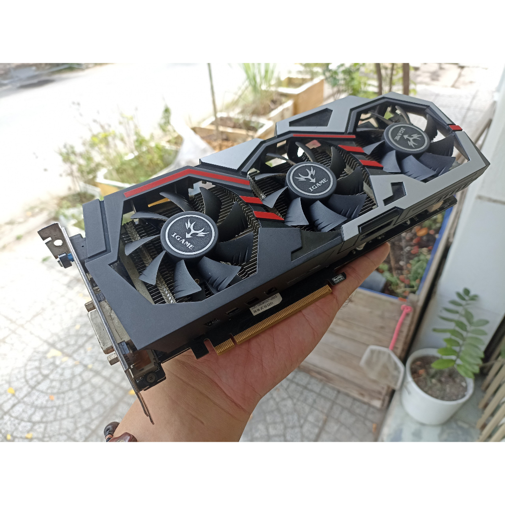 七彩 GTX 1060 3G D5 IGAME 3 顯卡原裝風扇帶作廢郵票