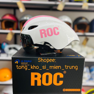 ROC R16 白色和粉色運動自行車頭盔正品高品質原盒低價型號 poc p01 皇家 md16 護目鏡