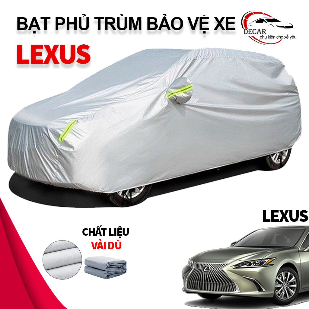 [LEXUS] 智能 3 層汽車帆布,牛津傘材料,LEXUS 裝飾車罩