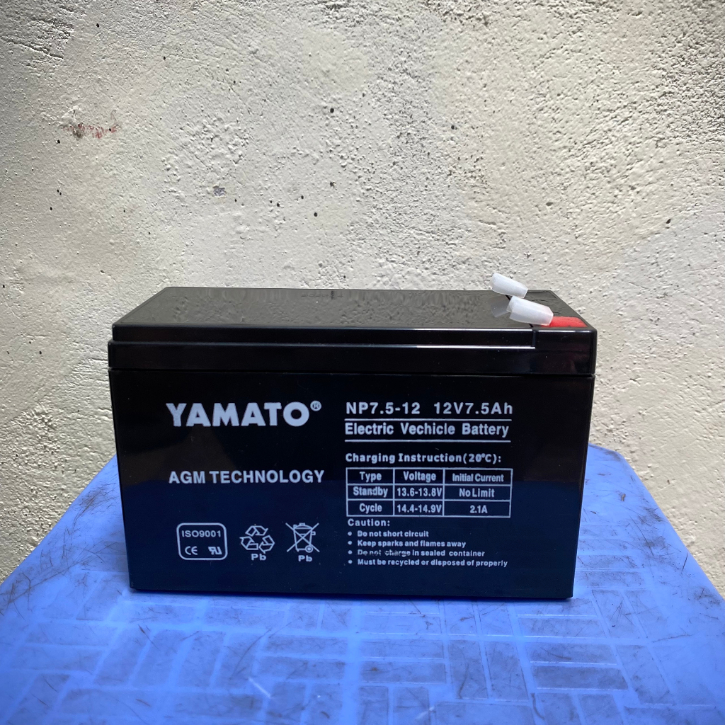 農藥噴霧器電池,捲門電,ups 12V 7.5Ah Yamato NP7.5-12