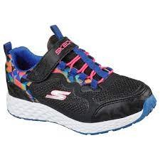 Skechers 女童 Tread Lite 女童運動鞋 302418L-blk 時尚低幫童鞋