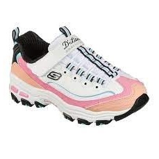 Skechers Skechers 女童 D'Lites 超輕女童運動鞋正品302526L-wbpk