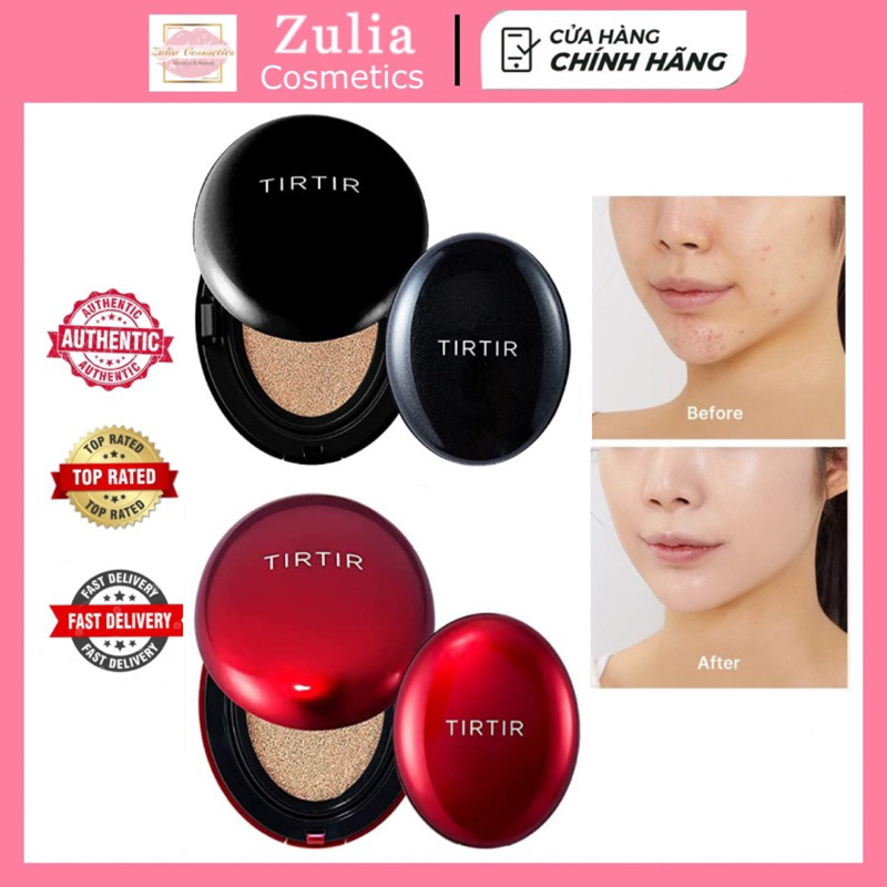 Tirtir Mask Fit 氣墊 - My Glow Cream Cushion Tir Tir - 面膜貼合紅色氣